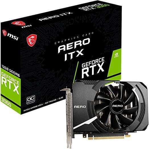 MSI GeForce RTX 3060 AERO ITX 12G OC グラフィックスボード VD7870