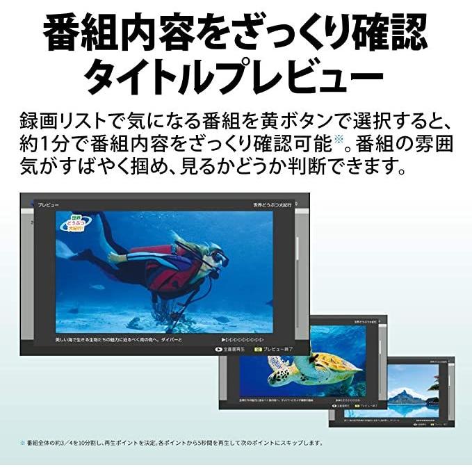 AQUOS シャープ 1TB 2番組同時録画 ブルーレイレコーダー 2B