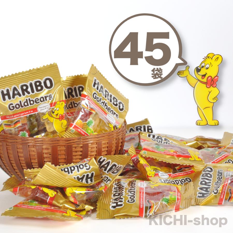ハリボーグミ HARIBO ハリボー ミニゴールドベア 45袋入り シェア 