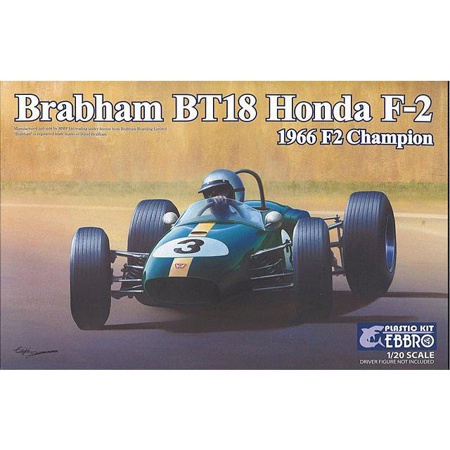 エブロ 1/20 ブラバム ホンダ BT18 1966 F2 チャンピオン プラモデル