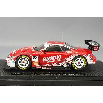 ミニカー/完成品 エブロ 1/43 バンダイ ダンロップ SC430 2007 スーパーGT500 #35 服部尚貴/P.ダンブレック |  | 01