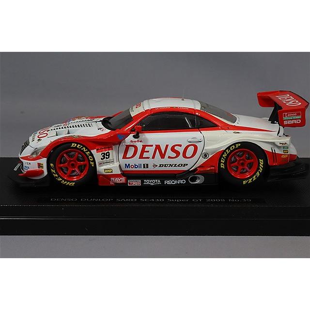ミニカー/完成品 エブロ 1/43 デンソー ダンロップ サード SC430 2008