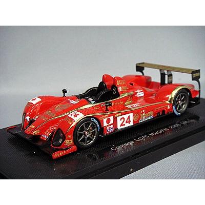 ミニカー/完成品 エブロ 1/43 クラージュ LC70 無限 チーム テラモス 2008 ルマン24H #24 寺田陽次郎/高橋一穂/加藤寛規 レジン製｜kidbox