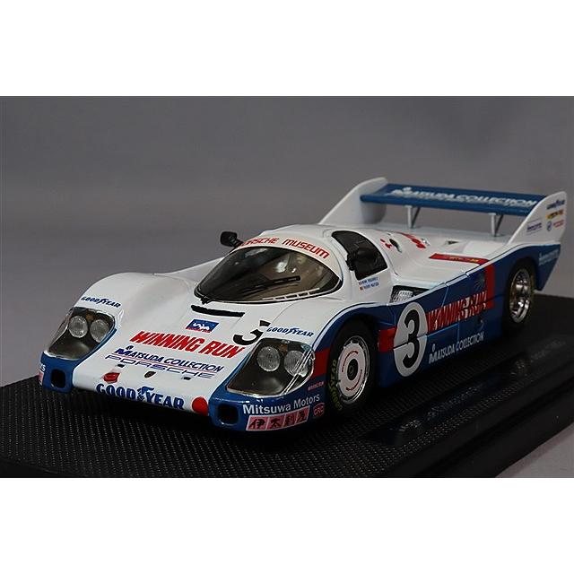 ミニカー/完成品 エブロ 1/43 マツダコレクション ポルシェ 956 1983 WEC 富士 #3 ウィニングラン H.ペスカローロ/T.ブーツェン | 