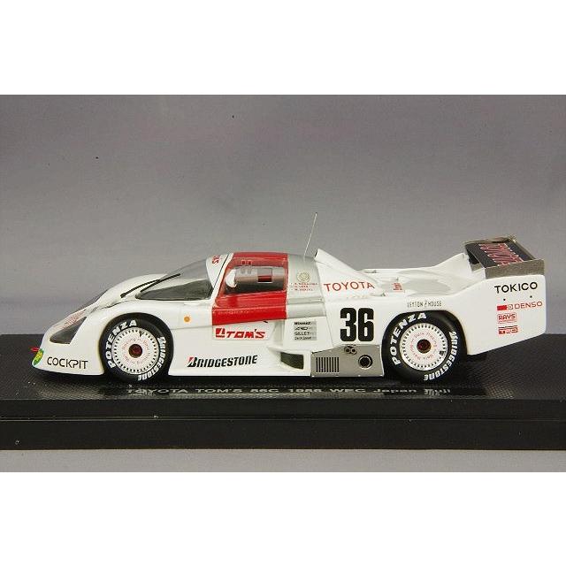 ミニカー/完成品 エブロ 1/43 トヨタ TOM'S 86C 1986 WEC JAPAN 富士