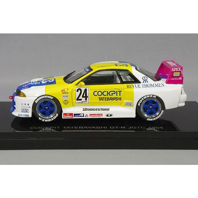 エブロ 1/43 コクピット 館林 GT-R R32 1994 JGTC #24 袖山誠一/山路慎一 |  | 01