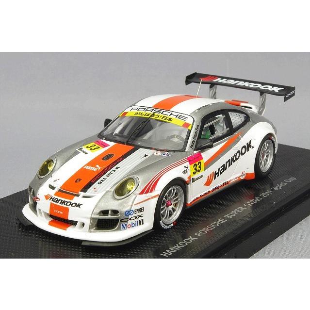 ミニカー/完成品 エブロ 1/43 ハンコック ポルシェ 2011 スーパーGT300