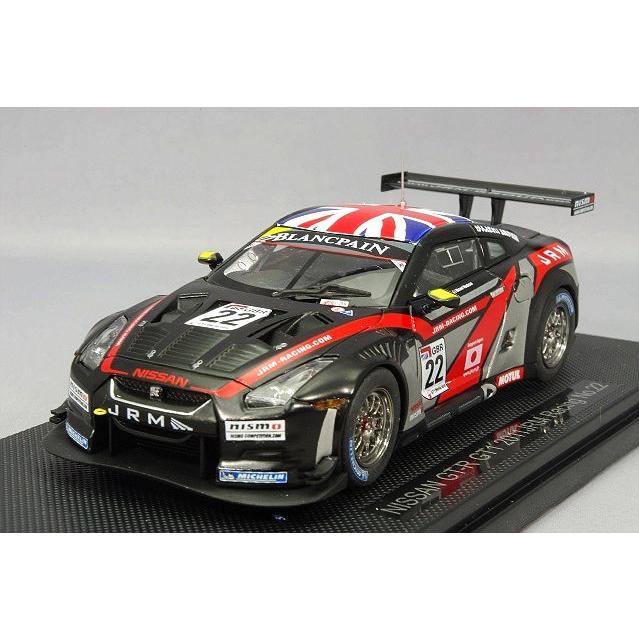 ミニカー/完成品 エブロ 1/43 日産 GT-R GT1 JRM レーシング 2011 FIA GT1 世界選手権 #22 R.ウエストブルック/P.ダンブレック | 