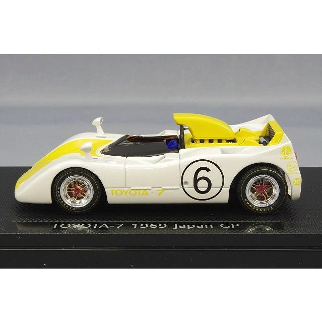 ミニカー/完成品 エブロ 1/43 トヨタ 7 1969 日本グランプリ #6 蟹江