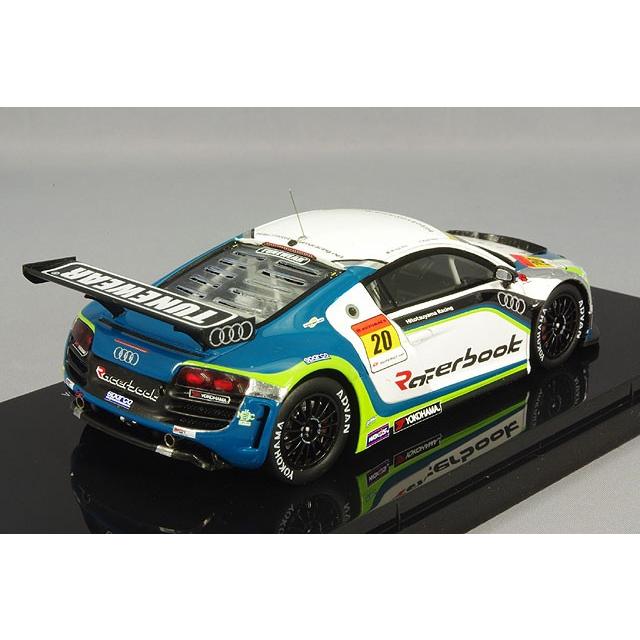 ミニカー/完成品 エブロ 1/43 Racerbook アウディ R8 LMS 2012