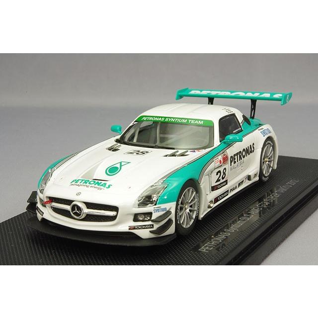 ミニカー/完成品 エブロ 1/43 ペトロナス シンティアム SLS AMG GT3 2012 スーパー耐久 #28 M.Moh/片岡龍也/J.Lester | 
