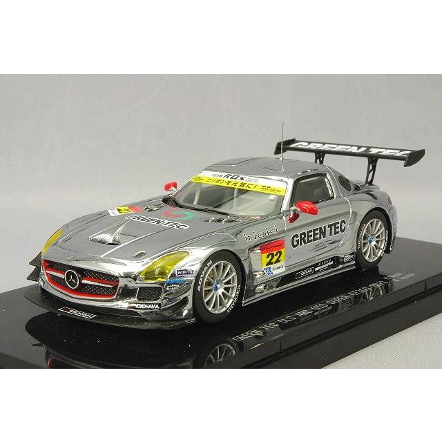 ミニカー/完成品 エブロ 1/43 グリーン テック SLS AMG GT3 2013 スーパーGT300 #22 和田久/城内政樹 | 