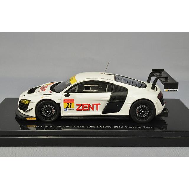 ミニカー/完成品 エブロ 1/43 ZENT アウディ R8 LMS ウルトラ 2013 スーパーGT300 岡山 テスト #21 ホワイト レジン製 |  | 01