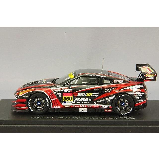 ミニカー/完成品 エブロ 1/43 沖縄IMP RUN UP GT-R 2014 スーパーGT300