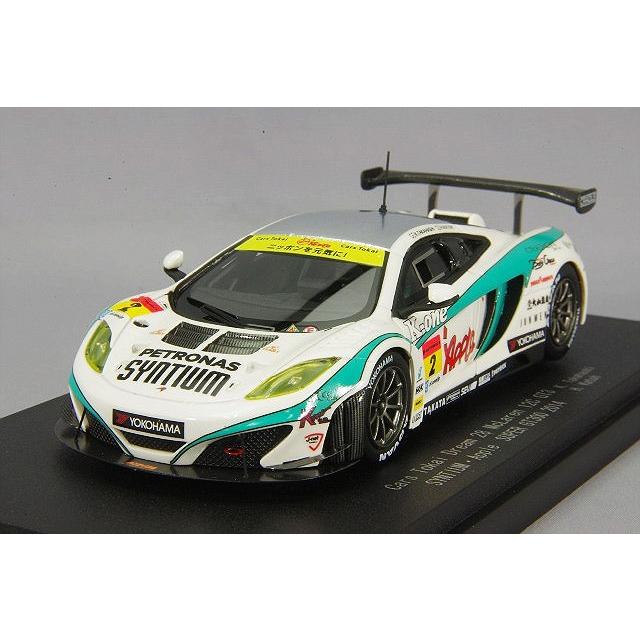 ミニカー/完成品 エブロ 1/43 シンティアム アップル MP4-12C 2014 スーパーGT300 #2 高橋一穂/加藤寛規 レジン製