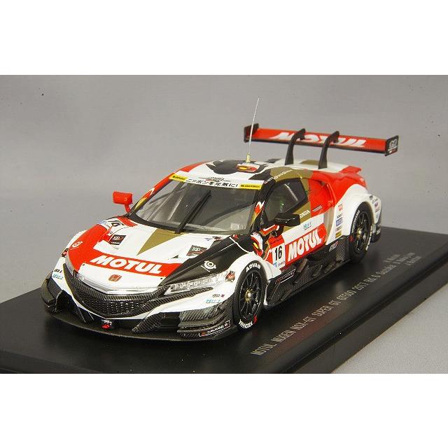 ミニカー/完成品 エブロ 1/43 モチュール 無限 NSX-GT 2017 スーパー