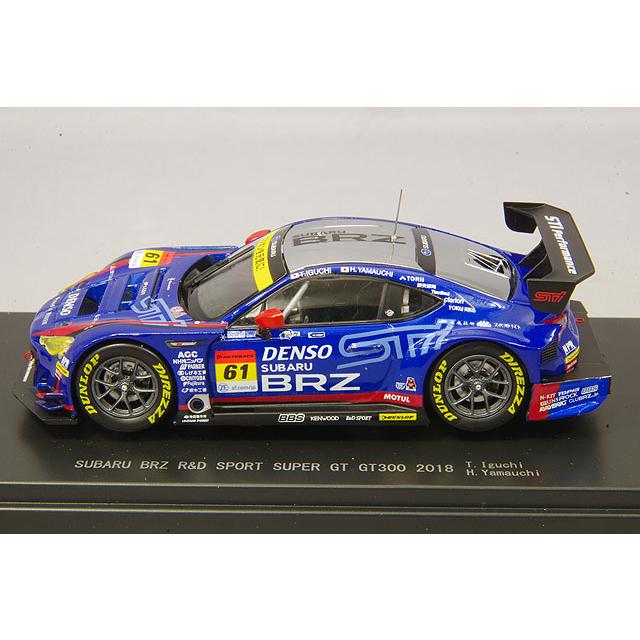 エブロ 1/43 スバル BRZ R&D スポーツ スーパーGT300 2018 #61 井口卓