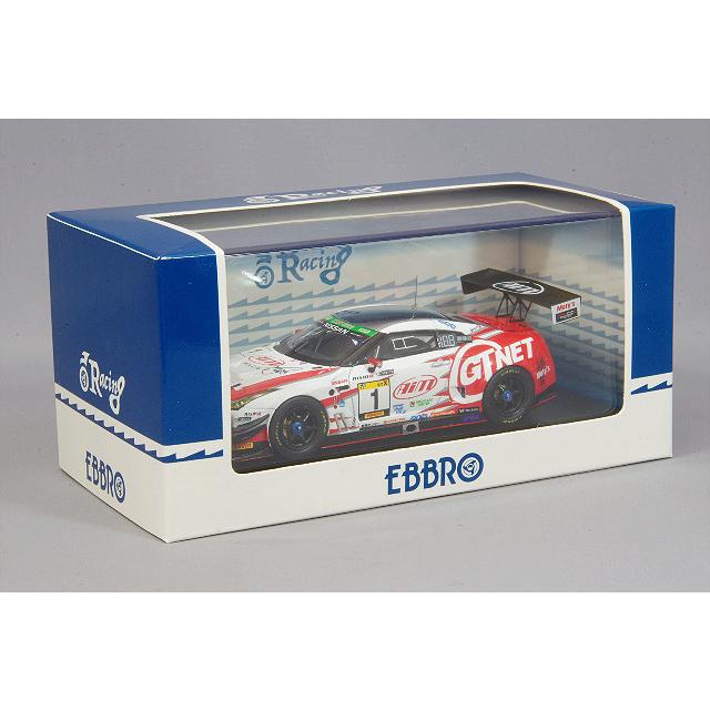 ミニカー/完成品 エブロ 1/43 GTNET GT3 GT-R 2019 スーパー耐久 富士