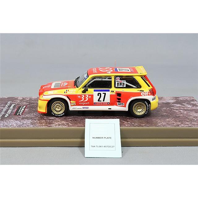 Tarmac 1/64 ルノー 5 マキシ ターボ 1985 ツールドコルス ラリー