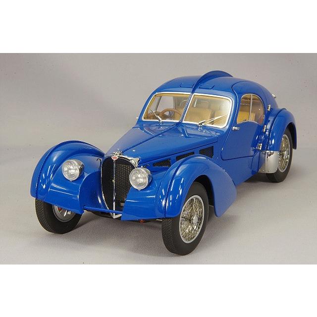 オートアート 1/43 ブガッティ 1938 ブルー/ワイヤースポークホイール