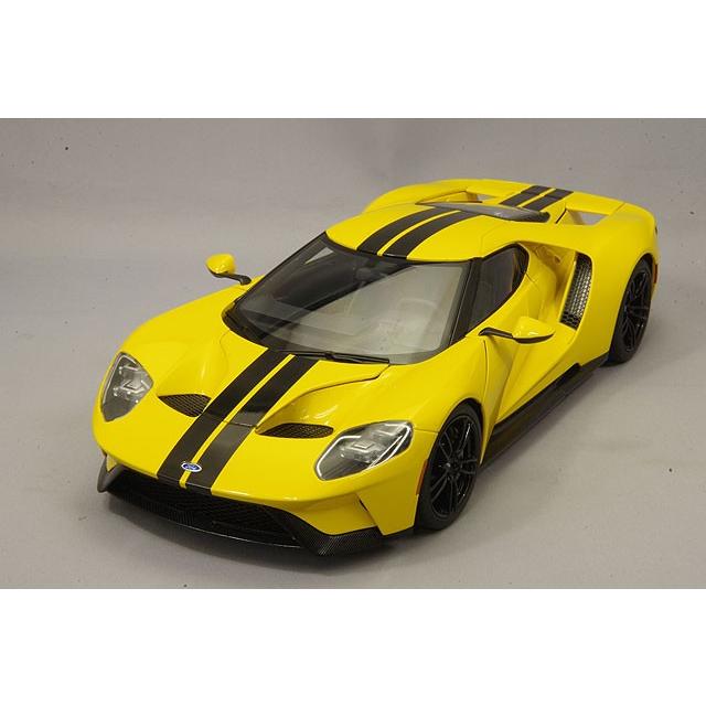 ミニカー/完成品 オートアート コンポジット 1/18 フォード GT 2017 イエロー/ブラックストライプ