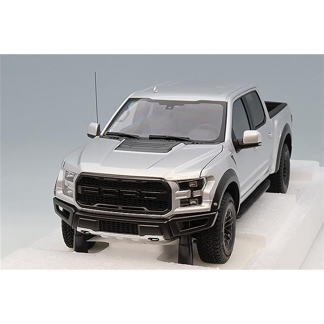 オートアートコンポジット 1/18 フォード F-150 ラプター スーパークルー 2019 メタリックシルバー | 