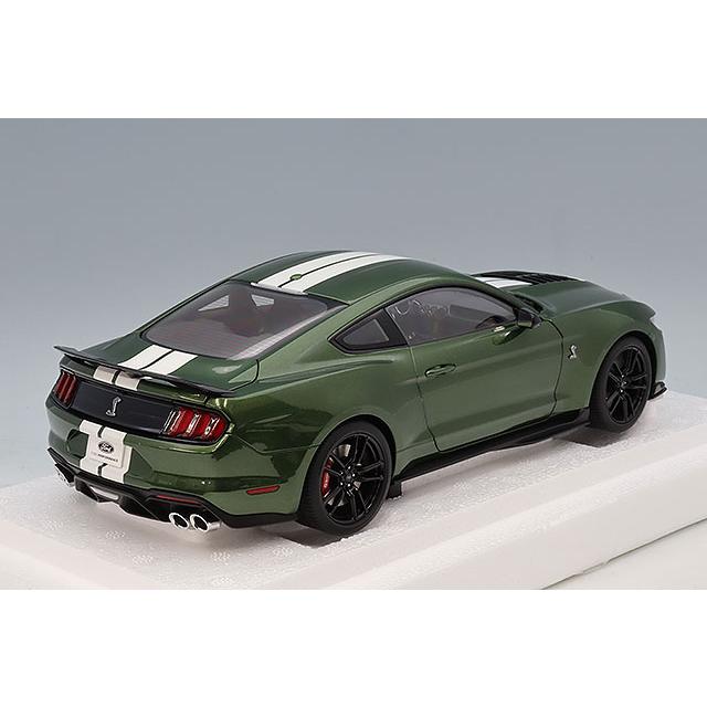 オートアート コンポジット 1/18 フォード マスタング シェルビー GT500 グリーン/ホワイトストライプ |  | 02