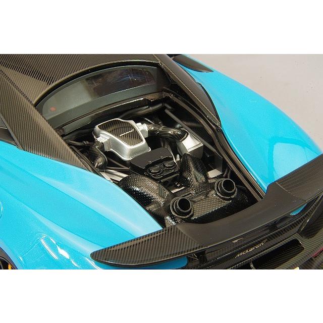 「特典付き」雷子 -紺碧の章- オートアート 1/18 マクラーレン 600LT (レッド・メタリック/カーボン