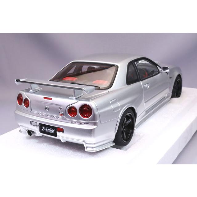 ソリド 1/18 日産 スカイライン GT-R R34 Z-tune 銀 AUTOart 1:18 Nissan Skyline GT-R (R34) Nismo Z-tune 2005 серебро