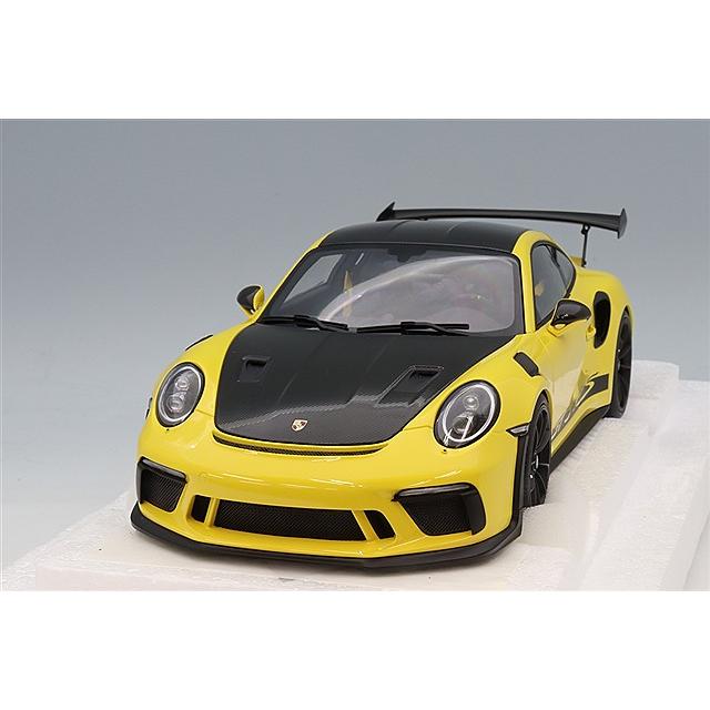 オートアートコンポジット 1/18 ポルシェ 911 (991.2) GT3 RS ヴァイザッハパッケージ イエロー/カーボンブラック | 
