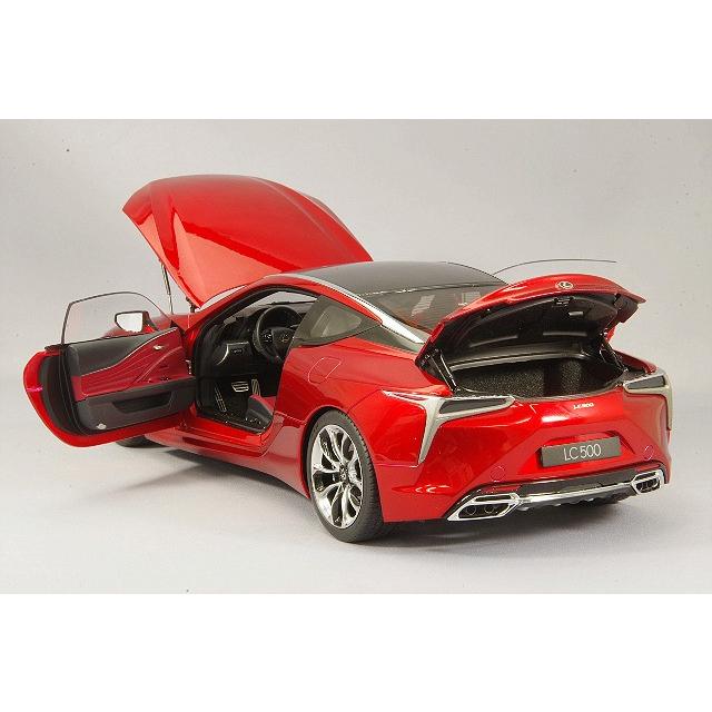 オートアート 1/18レクサス LC500レッドx ダークローズ　カスタム Amazon | AUTOart 1/18 レクサス LC500 メタリックレッド