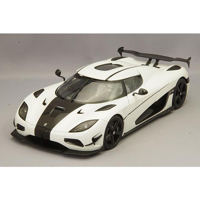 ミニカー/完成品 オートアート コンポジット 1/18 ケーニグセグ アゲーラ RS ホワイト/カーボンブラック
