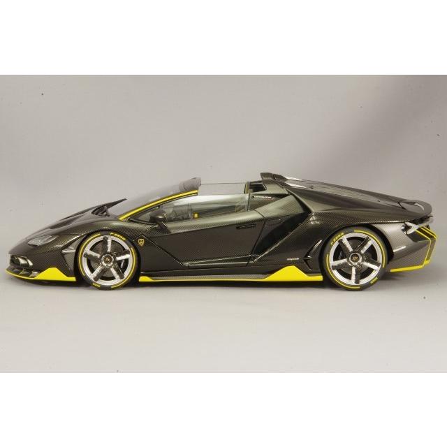 オートアート コンポジット 1/18 ランボルギーニ チェンテナリオ ロードスター カーボンブラック/イエローアクセント オートアート コンポジット 1/18 ランボルギーニ チェンテナリオ ロードスター カーボンブラック/イエローアクセント