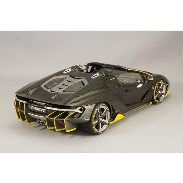 オートアート コンポジット 1/18 ランボルギーニ チェンテナリオ ロードスター カーボンブラック/イエローアクセント オートアート コンポジット 1/18 ランボルギーニ チェンテナリオ ロードスター カーボンブラック/イエローアクセント