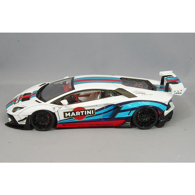 ミニカー/完成品 オートアート コンポジット 1/18 リバティーウォーク LB-WORKS ランボルギーニ アヴェンタドール リミテッドエディション マルティニ｜kidbox｜02