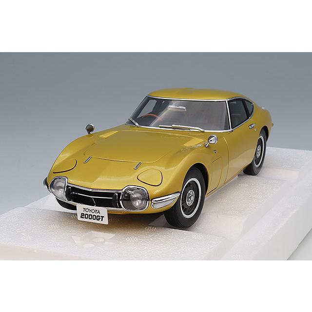 オートアート コンポジット 1/18 トヨタ 2000GT 1967 ゴールド 【リニューアル再生産】 | 