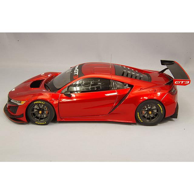 ホンダNSX 赤 ミニカー1/18 ミニカー/完成品 オートアート コンポジット 1/18 ホンダ NSX GT3 2018