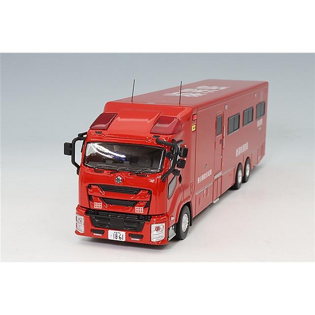 アクトカー 1/64 拠点機能形成車 新潟県消防局 拡幅ボディ&はしご付 | 