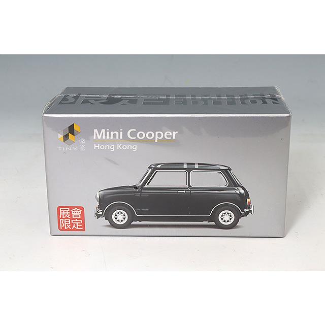 Tiny City ミニクーパー ユニオンジャックルーフ クロームブラック 右