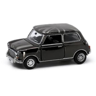 Tiny City ミニクーパー ユニオンジャックルーフ クロームブラック 右