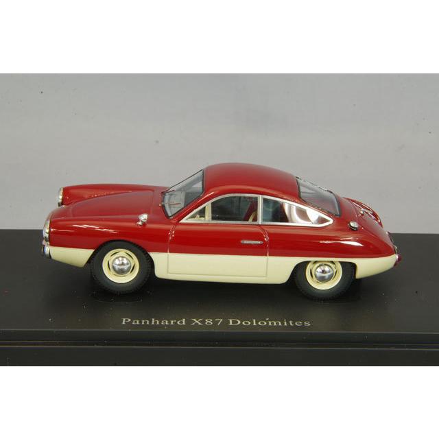 ミニカー/完成品 AUTOCULT 1/43 パナール X87 ドロミテ 1953 レッド