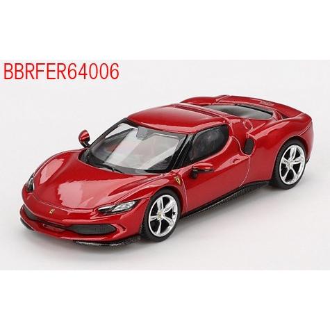 BBR 1/64 フェラーリ 296 GTB ロッソイモラ レッド : キッドボックス