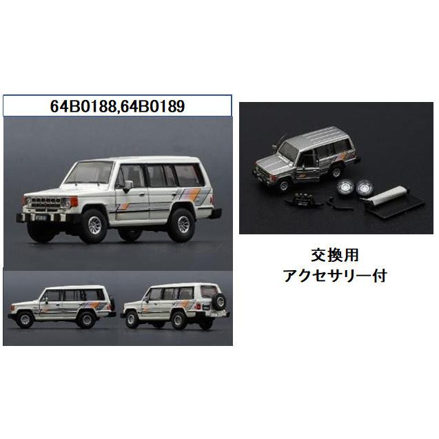 ミニカー/完成品 BM CREATIONS 1/64 三菱 パジェロ 初代 1983 ホワイト