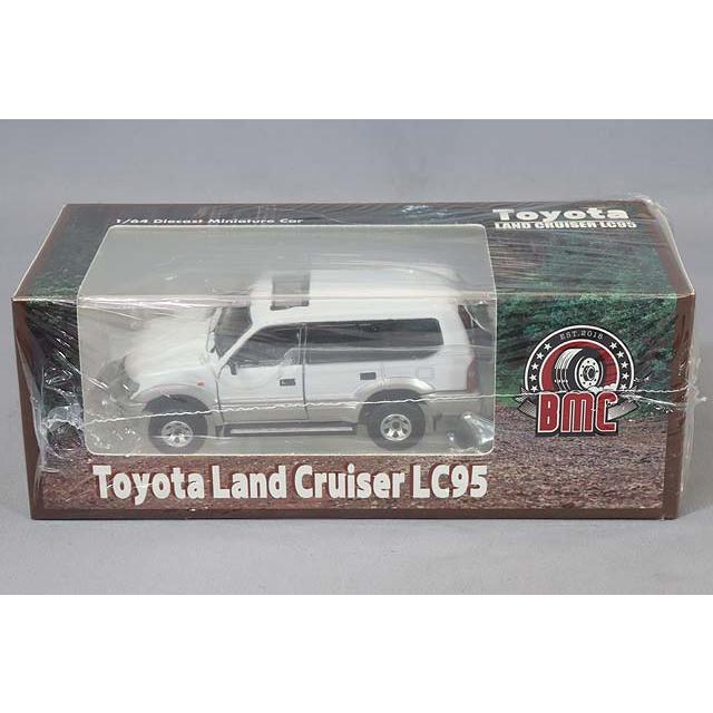 BM CREATIONS 1/64 トヨタ ランドクルーザー プラド LC95 ホワイト 左