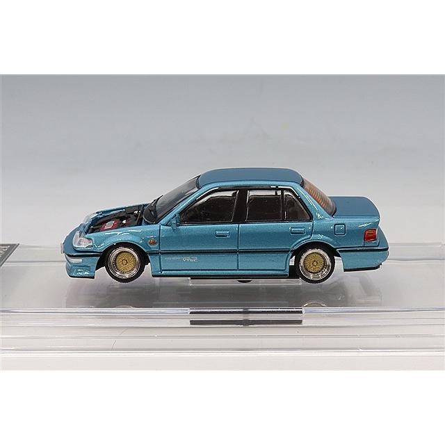 BM CREATIONS 1/64 ホンダ シビック EF2 1991 カスタムブルー/ブラック