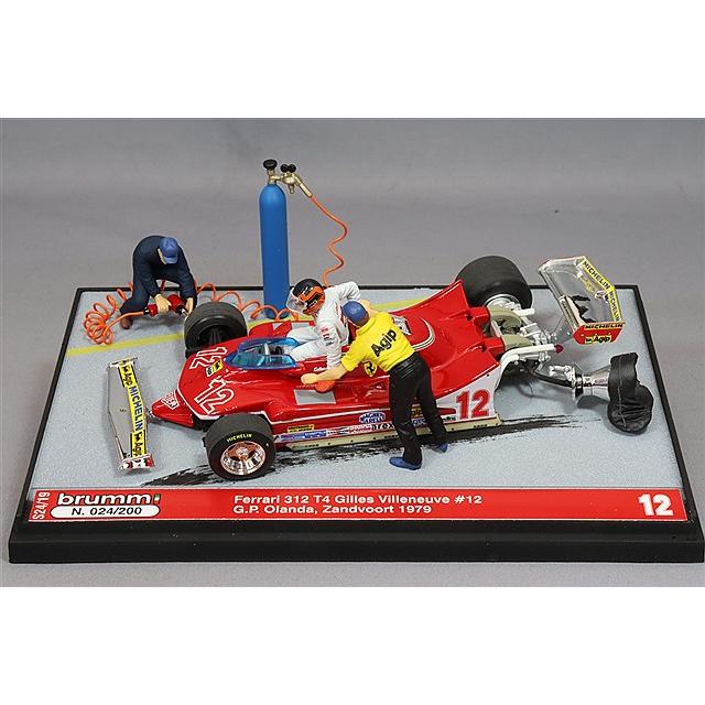 1/43　ブルム　フェラーリ　312T4　ジル・ビルヌーブ　オランダGP ブルム 1/43 フェラーリ 312 T4 1979 F1 オランダGP #12 G