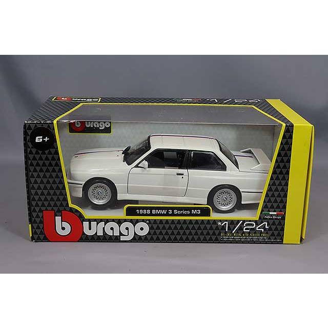 ミニカー/完成品 ブラゴ 1/24 BMW M3 E30 1988 ホワイト