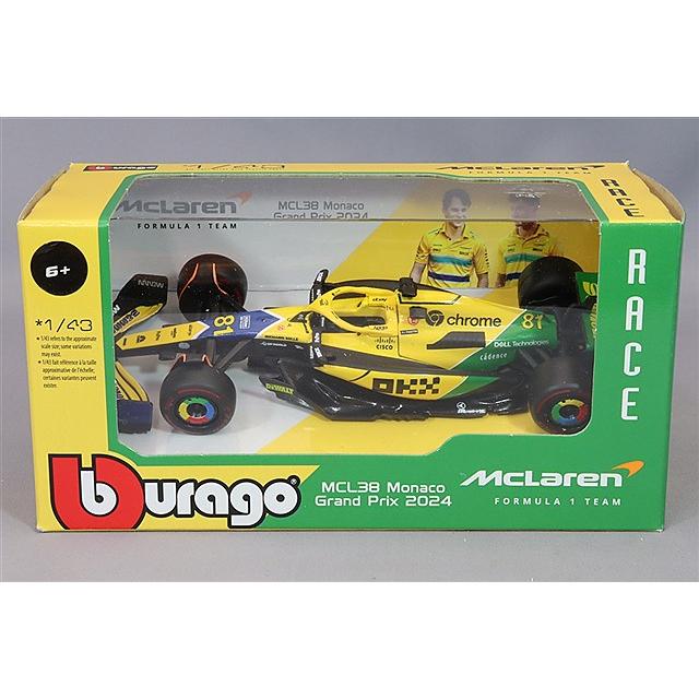 【新品】ブラーゴ　フェラーリ　マクラーレン　F1　12台セット　1/43 ブラゴ 1/43 マクラーレン F1チーム MCL38 2024 F1 モナコGP セナ