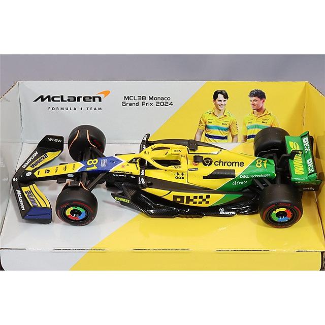ブラゴ 1/43 マクラーレン F1チーム MCL38 2024 F1 モナコGP セナ