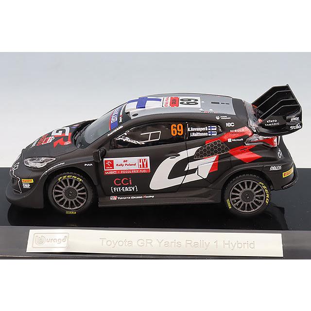 ブラゴ 1/43 トヨタ GR ヤリス ラリー1 WRC #69 K.ロヴァンペラ クリア